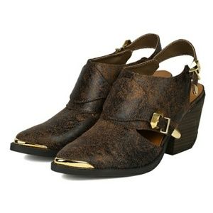 Sling back booties/ ankle boot